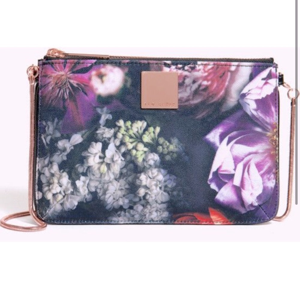 TED BAKER - DOUBLE FLORAL CROSSBODY